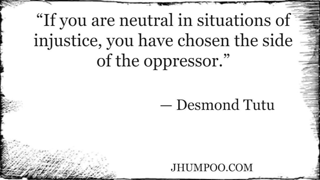 Desmond Tutu Quotes Injustice