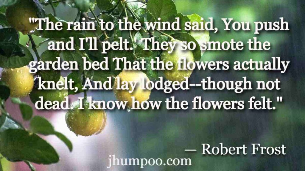 Robert Frost Quotes on Nature